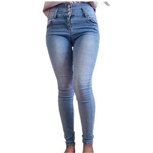 Ibiza ULTRA HIGH WAIST BETTER BOOTY" Light Wash Jeans Size 5